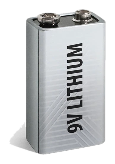 9V lithium ASI-batterij (REF DAC-410)